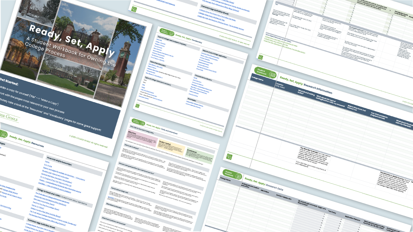 Workbook Screenshots